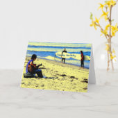 zimzala Geburtstagskarte Karte (Gelbe Blume)