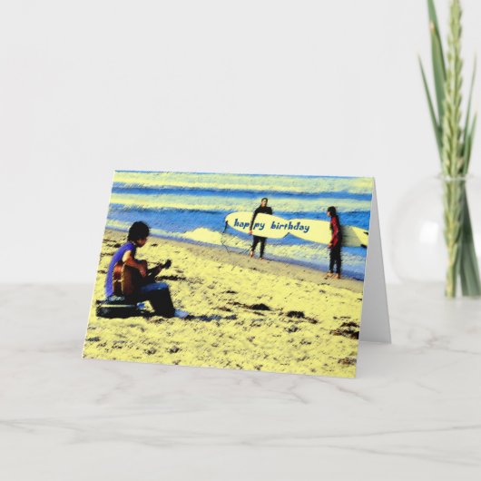 zimzala Geburtstagskarte Karte (Vorderseite)