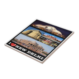 zIN005 i Liebe NEU DELHI, Indien, Fliese