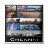 zIN011 CHENNAI MADRAS, Indien, Asien, Fliese (Vorderseite)