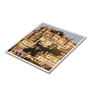 zIN016 UDAIPUR City Palace, Indien, Asien Fliese