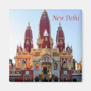 zIN022 Neu-Delhi LAXMINARAYAN TEMPLE Indien, Kühls Magnet