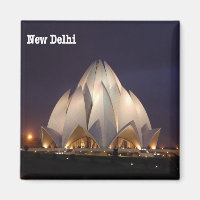 zIN023 LOTUS TEMPLE Neu-Delhi, Indien, Kühlschrank