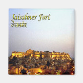 zIN027 JAISALMER FORT, Indien, Asien, Kühlschrank Magnet (Vorne)