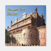 zIN031 JUNAGARH FORT BIKANER, Indien, Kühlschrank Magnet (Vorne)