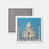 ZIN09 THE TAJ MAHAL, Indien, Asien, Kühlschrank Magnet (Vorderseite/Rückseite)