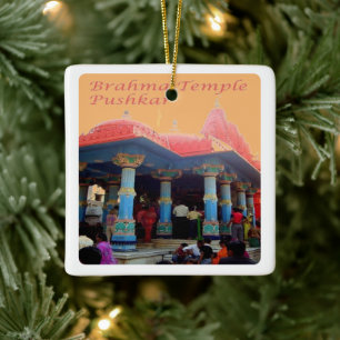 zIN20 Brahma Temple PUSHKAR, Indien, Asien, Keramikornament