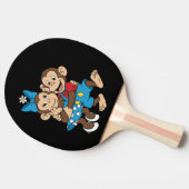 Zina and Mimo are flirting. Tischtennis Schläger (Seitenansicht)