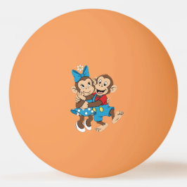 Zina and Mimo are flirting. Tischtennisball