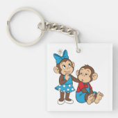 Zina and Mimo: Love and indifference Schlüsselanhänger (Vorderseite)