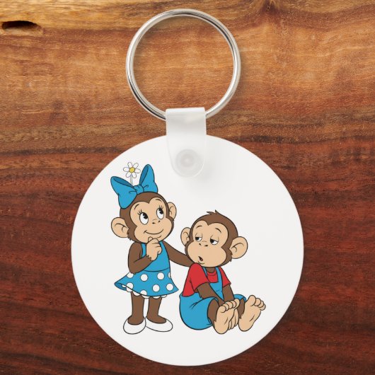 Zina and Mimo: Love and indifference Schlüsselanhänger (Vorderseite)