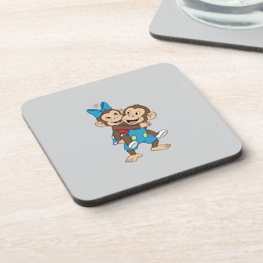 zina on mimo's back getränkeuntersetzer (Linke Seite)