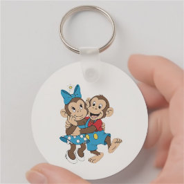 Zina und Mimo flirten. Schlüsselanhänger
