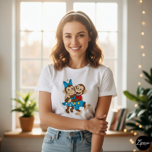 Zina und Mimo flirten. Tri-Blend Shirt