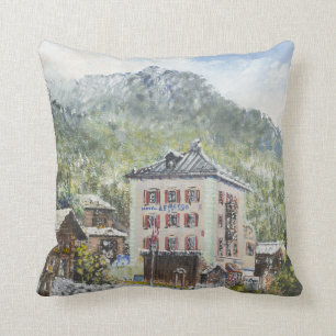 Zinal die Schweiz. 2007 Kissen