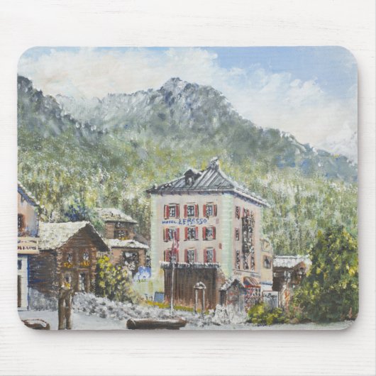 Zinal die Schweiz. 2007 Mousepad (Vorne)