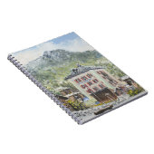 Zinal die Schweiz. 2007 Notizblock (Rechte Seite)