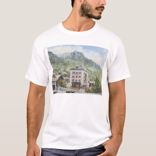 Zinal die Schweiz. 2007 T-Shirt (Vorderseite)