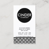 Zinder-Gesellschaft Visitenkarte (Vorderseite)