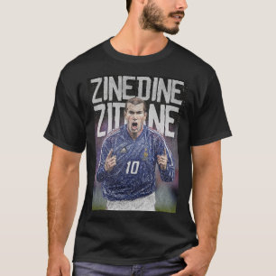 Zinedine Zidane Frankreich Euro 2000 Finale Skizze T-Shirt