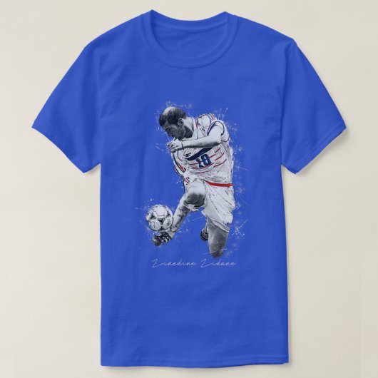 Zinedine Zidane T-Shirt (Design vorne)