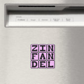 Zinfandel, Art des weißen Weins Magnet (In Situ (Geschirrspüler))