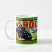 Zinfandel Grapes Bocce Label Mug Kaffeetasse (Links)