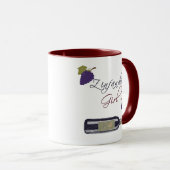 Zinfandel-Mädchen Tasse (VorderseiteRechts)