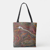Zing 1 Abstrakt Geode-Tasche Tasche (Rückseite)