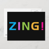 ZING ! POSTKARTE (Vorne/Hinten)
