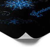 Zing Season - I'm Cold 24_7 Literally Zing Winter  Poster (Ecke)