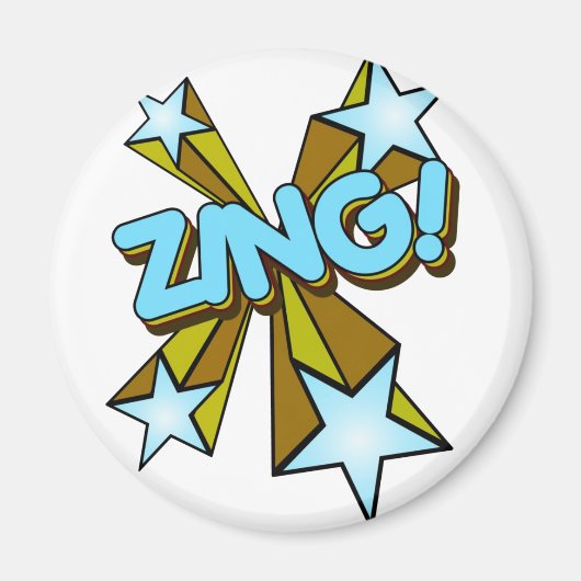 Zing, Zap, Pow!! Magnet (Vorne)