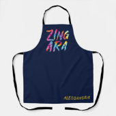 Zingara (Sinti und Roma) Gefärbte Krawatte Funny I Schürze (Vorderseite)