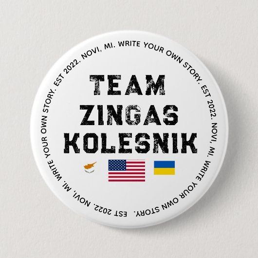 Zingas Kolesnik-Taste Button (Vorderseite)