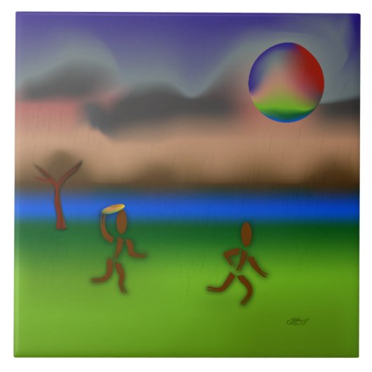 Zinglees ~ April Fliese (Vorderseite)