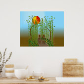 Zinglees ~ Bamboo Poster (Küche)