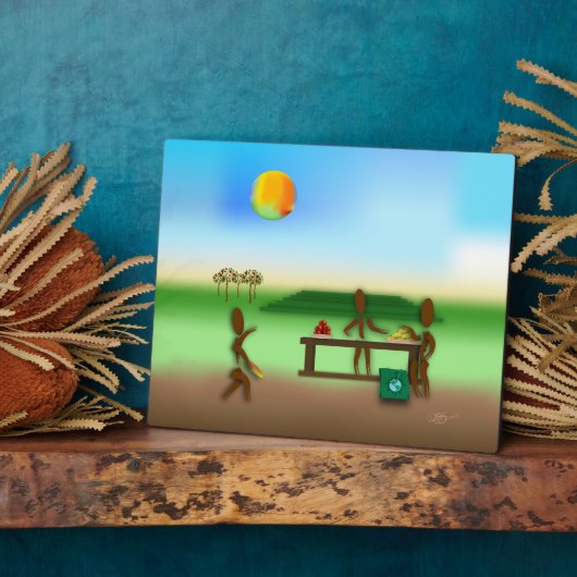 Zinglees ~ Bauernmarkt Fotoplatte (Seite)