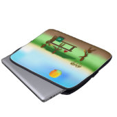 Zinglees ~ Bauernmarkt Laptopschutzhülle (Vorne Knopf)