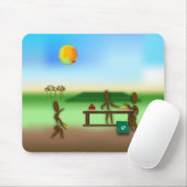 Zinglees ~ Bauernmarkt Mousepad (Mit Mouse)
