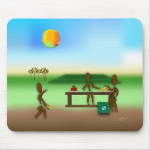 Zinglees ~ Bauernmarkt Mousepad