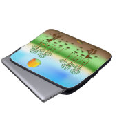 Zinglees ~ Bäume Laptopschutzhülle (Vorne Knopf)
