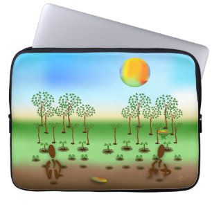 Zinglees ~ Bäume Laptopschutzhülle