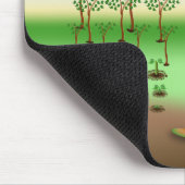 Zinglees ~ Bäume Mousepad (Ecke)