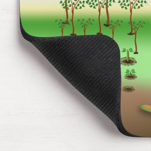 Zinglees ~ Bäume Mousepad (Ecke)