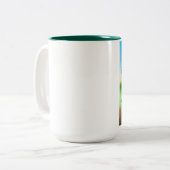 Zinglees ~ Bäume Zweifarbige Tasse (Vorderseite Links)