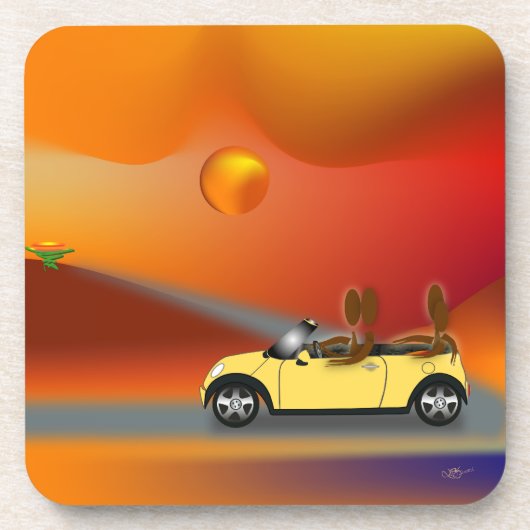 Zinglees ~ Carpool Untersetzer (Vorderseite)