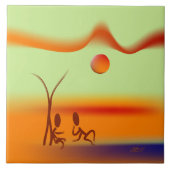 Zinglees ~ Chat Fliese (Vorderseite)