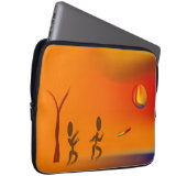 Zinglees ~ Disk Chase Laptopschutzhülle (Vorne Rechts)