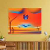 Zinglees ~ Disk Game Leinwanddruck (Insitu (Wohnzimmer))