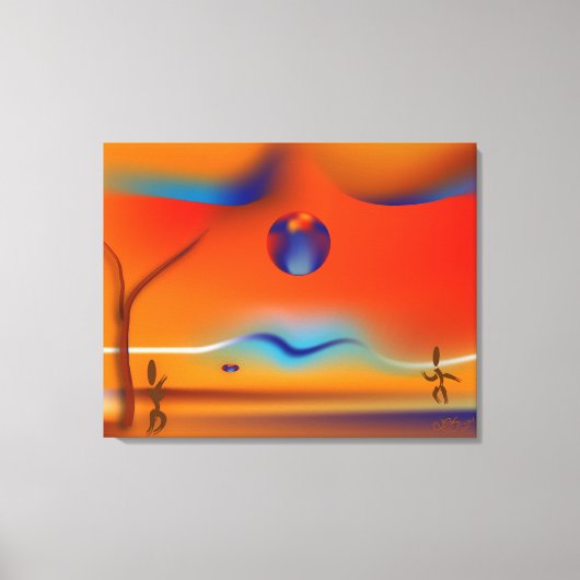 Zinglees ~ Disk Game Leinwanddruck (Vorderseite)